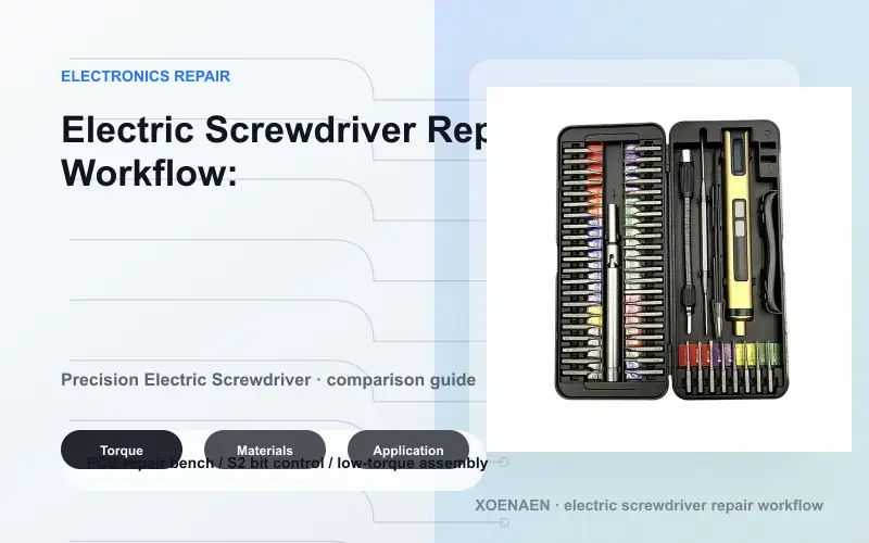 Electric and manual repair tool comparison