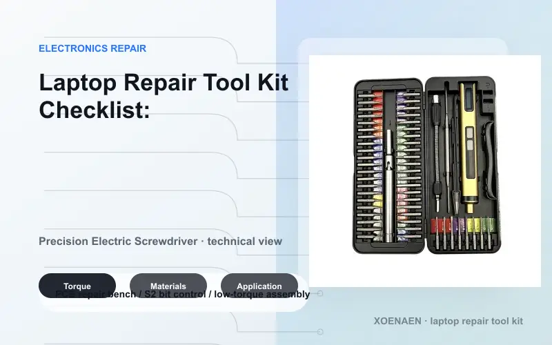 Electric screwdriver for electronics repair tec...