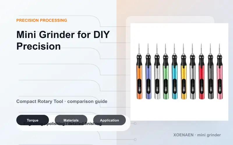 Rotary tool for precision processing comparison