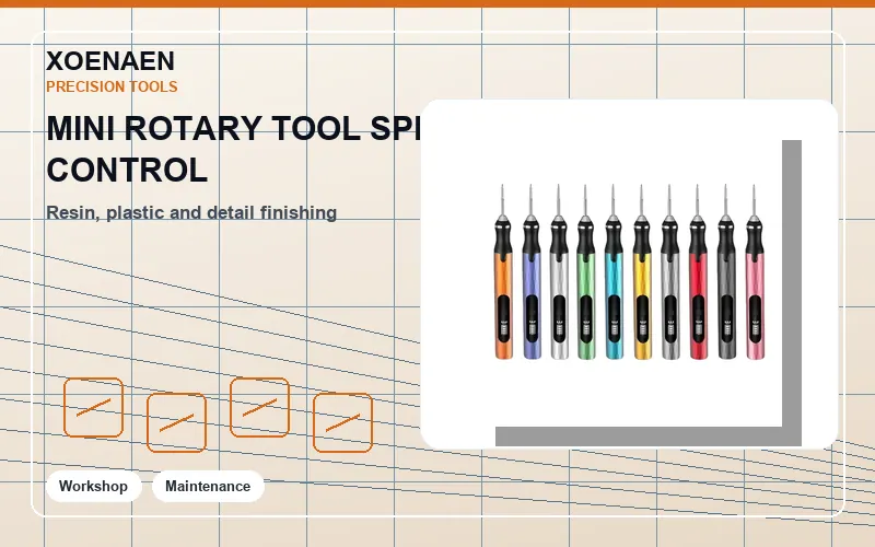 Mini rotary tool application for detailed finishing