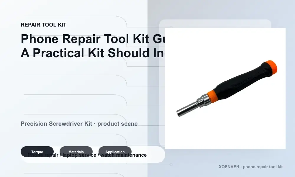 Precision screwdriver kit for repair