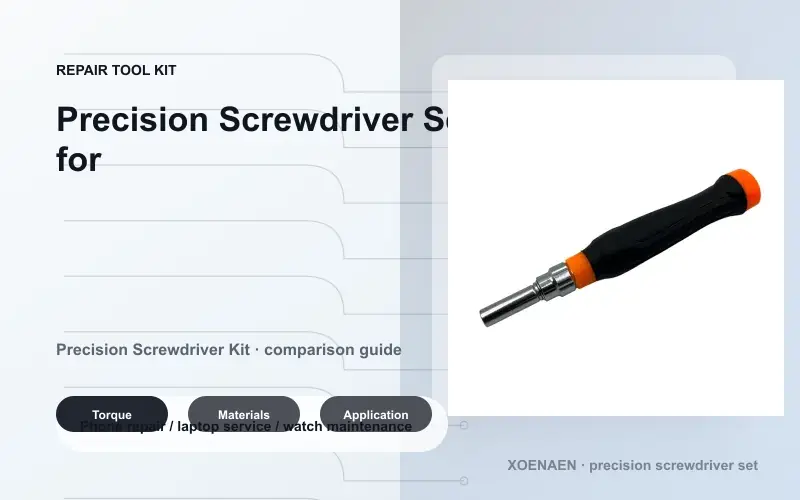 Precision screwdriver kit for repair comparison