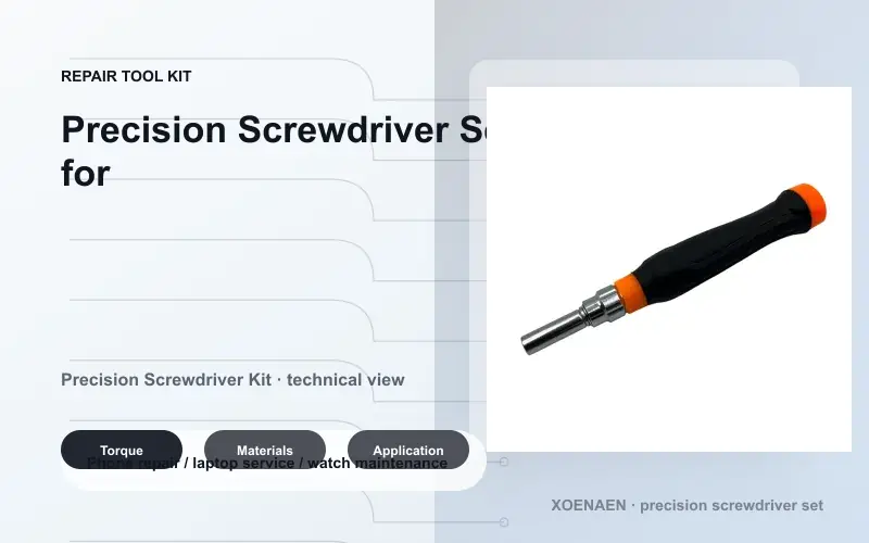 Precision screwdriver kit for repair technical...