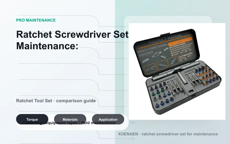 Ratchet tools for maintenance comparison