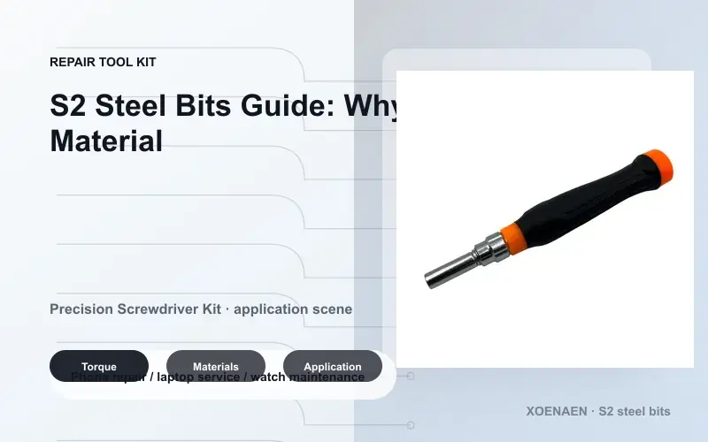 Precision screwdriver kit for repair application