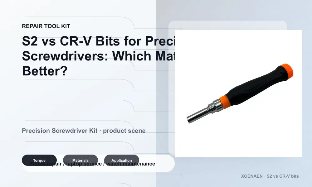 Precision screwdriver kit for repair