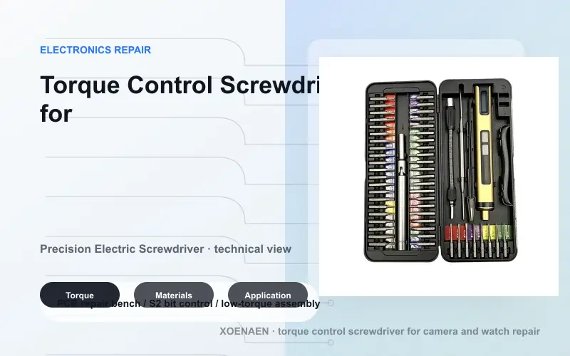 Electric screwdriver for electronics repair tec...