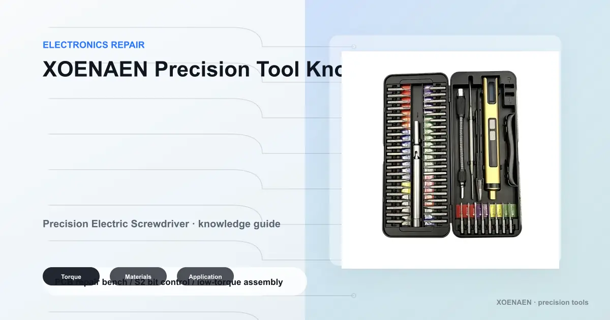 Precision Electric Screwdriver for Electronics Repair: Professional Buying Guide cover image