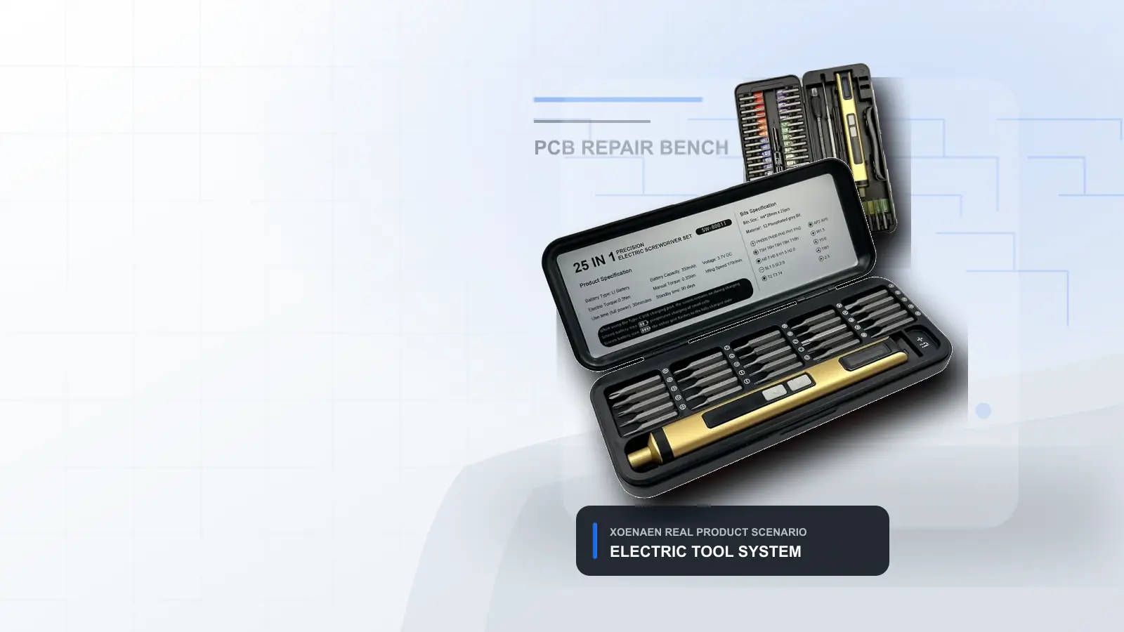 XOENAEN electric screwdriver for electronics repair