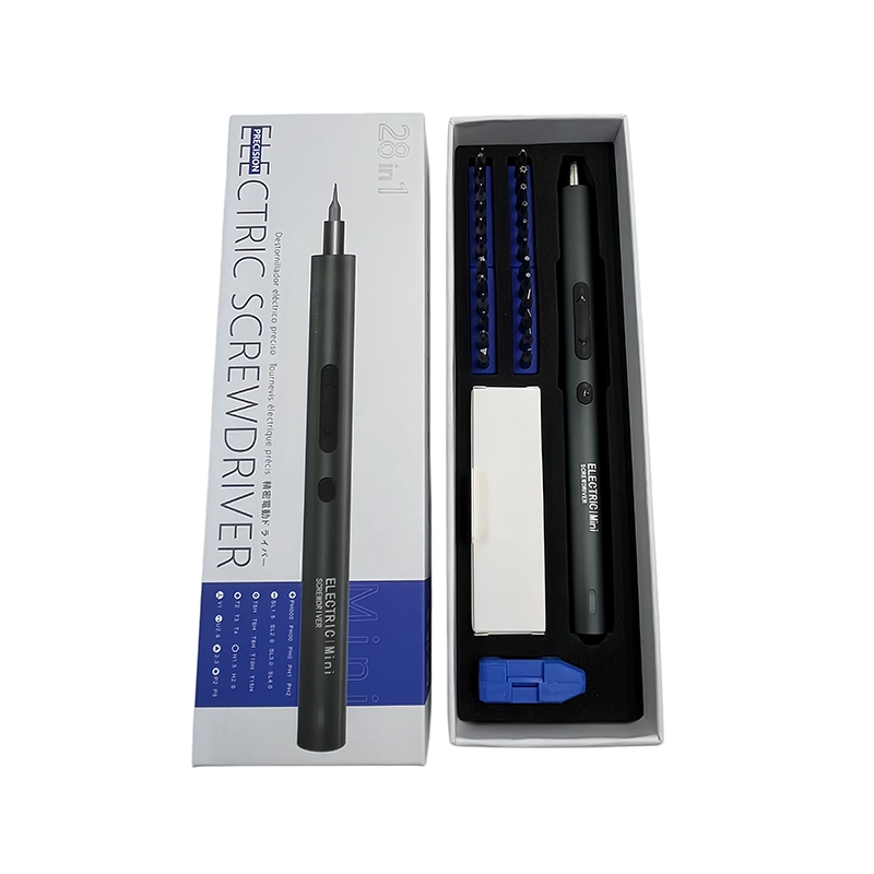 28-in-1 Electric screwdriver set — screwdriver body and controls — thumbnail