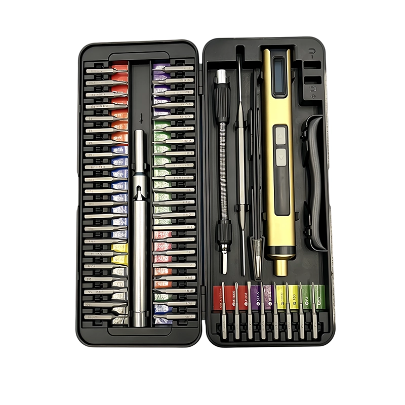 58-in-1 Electric screwdriver set — complete set and storage case