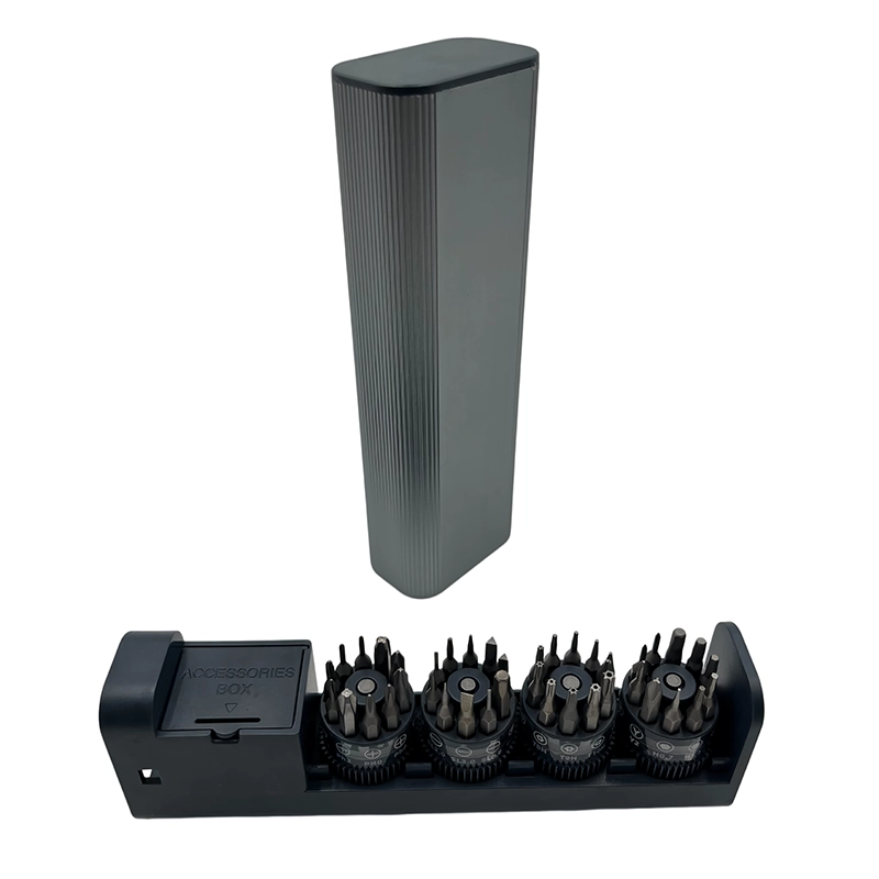 44-in-1 Screwdriver Set - Manual — complete set and storage case